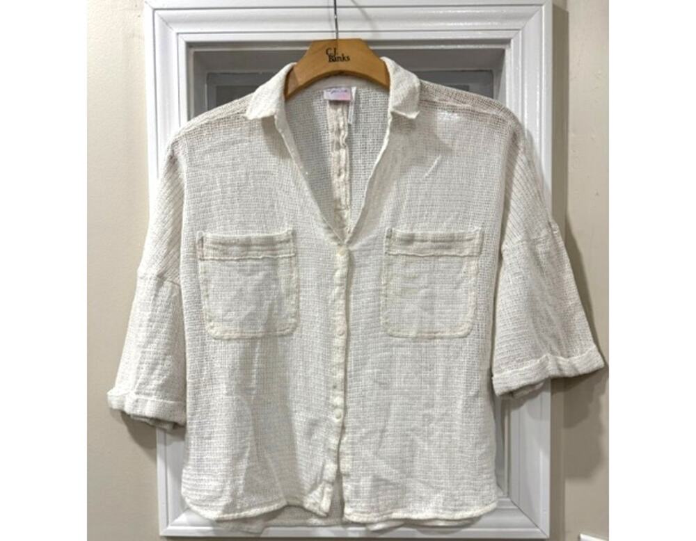 Out From Under Button Down Top